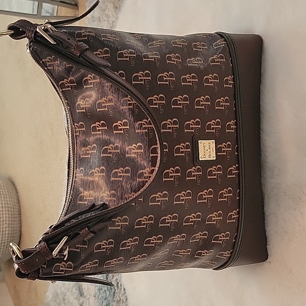 Dooney & Bourke Brown Leather Bag - Picture 7 of 7